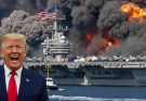 BREAKING: Shocking reports are circulating that a Russian Su-57 stealth fighter pilot has allegedly carried out a devastating strike on a U.S. aircraft carrier reportedly transporting more than 700 tanks.
