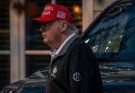 Late-Night Sighting: Trump Spotted With Mysterious Item